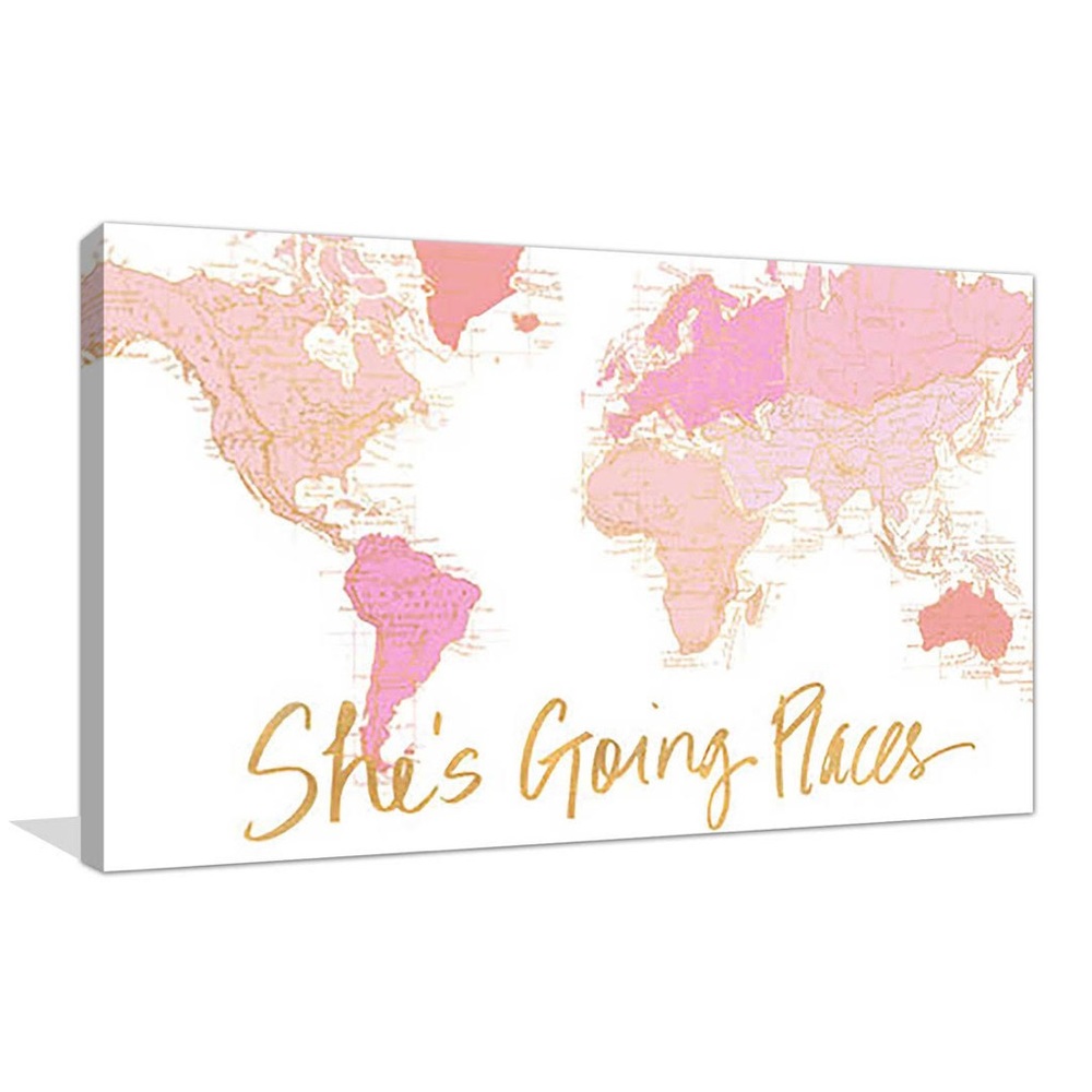 “She’s Going Places” Canvas Art Decor 24x36